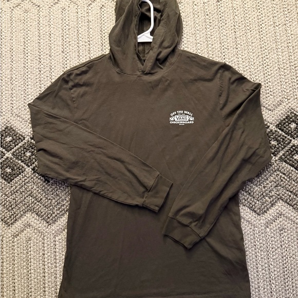 Vans Other - Vans Dark Olive Hoodie with Logo